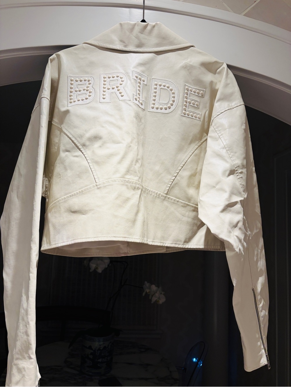 Lovers & Friends BRIDE Moto Jacket size medium Bridal